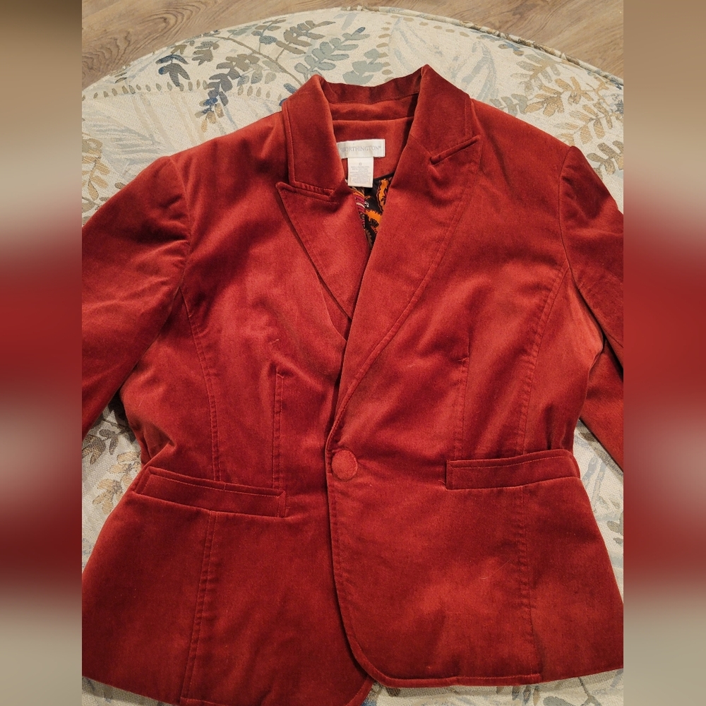 Worthington Deep Red Blazer
